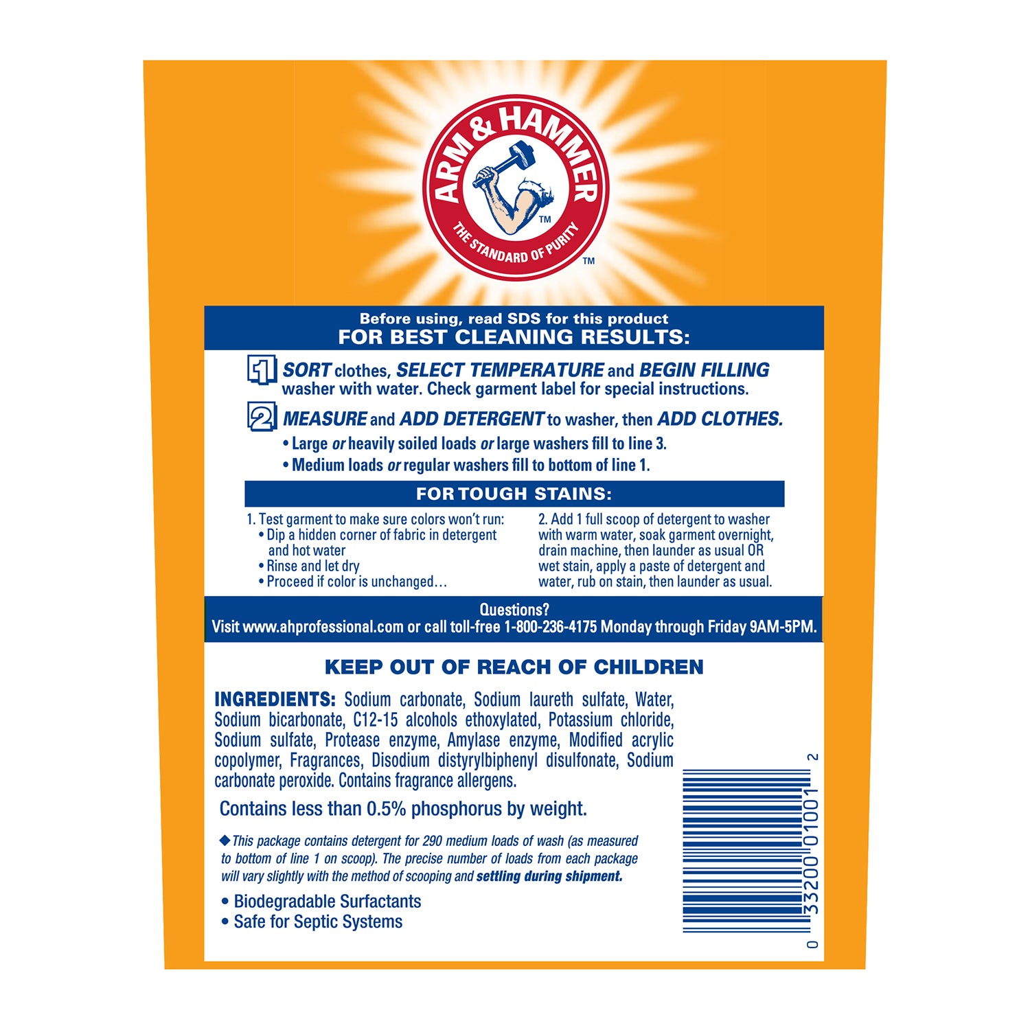 Arm & Hammer Crisp Clean Detergent