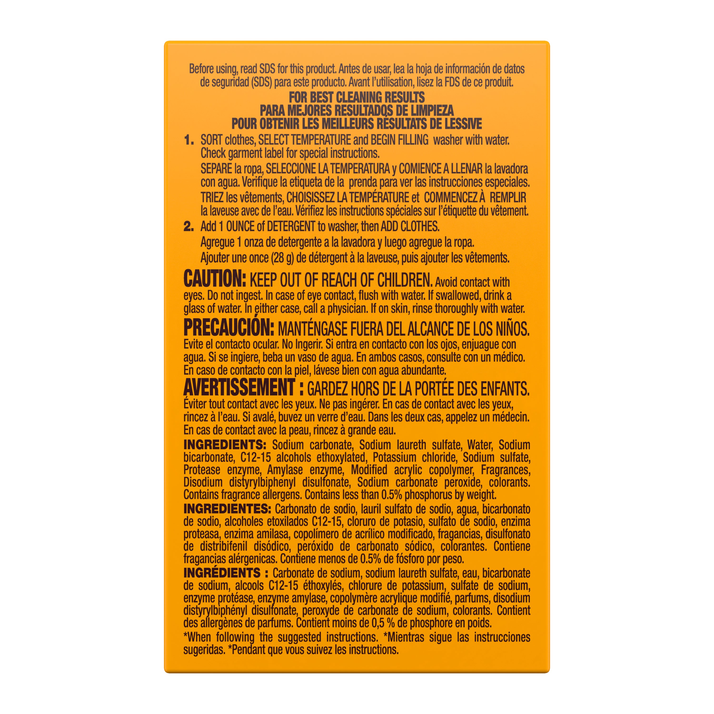 ARM & HAMMER Powder Laundry Detergent Plus OxiClean 2 Load