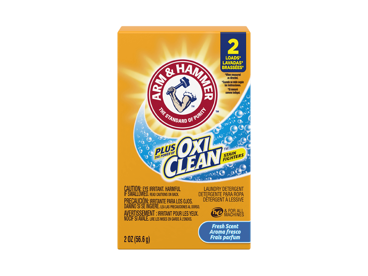 ARM & HAMMER Powder Laundry Detergent Plus OxiClean 2 Load