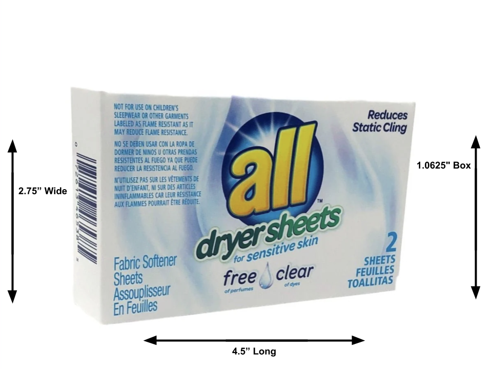 All Free Clear Dryer Sheets
