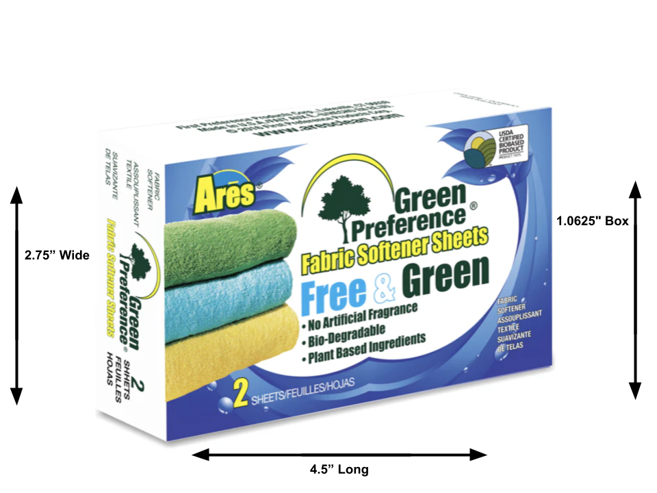 Ares Free & Green Preference Fabric Sheets