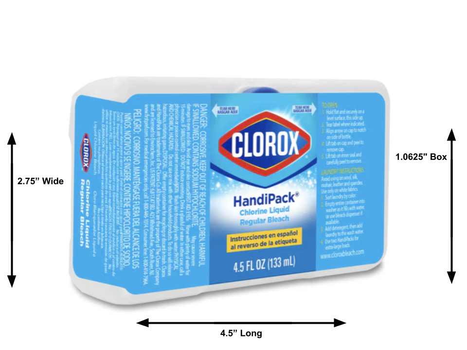 Clorox Handipack Bleach 4.5 fl oz