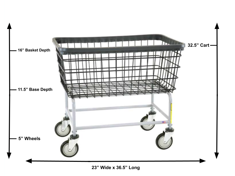 DURA-SEVEN™ MEGA CAPACITY LAUNDRY CART (BIG DOG)