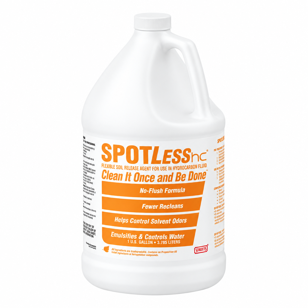 Spotless HC 1-gallon jug with orange label