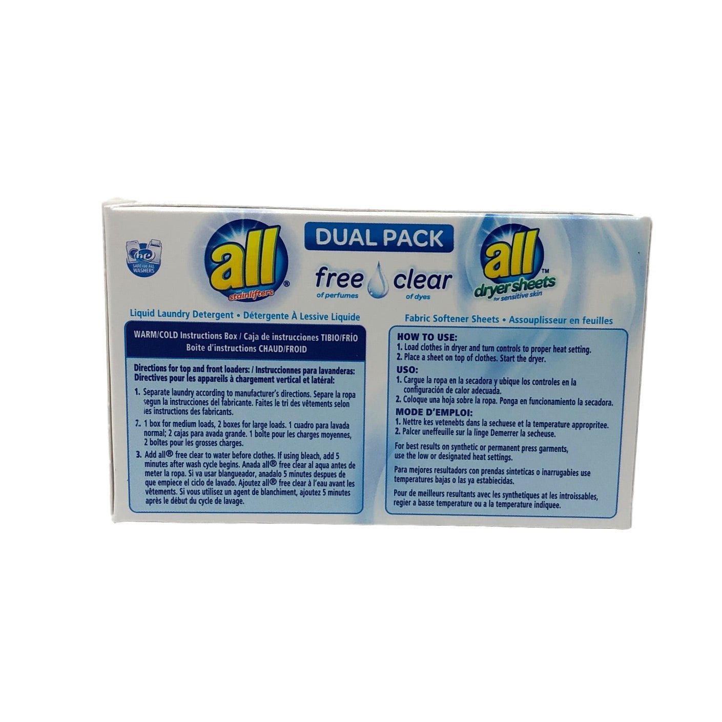 All Free Clear Dual Pack-Coin Vend