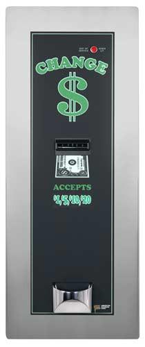 American Changer - AC1005 Bill Changer - Rear Load/Single Hopper