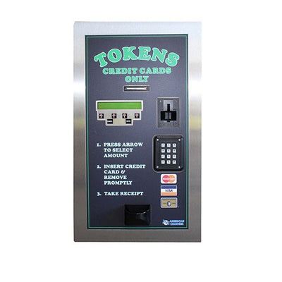 American Rear Load Credit Card Token Dispenser.