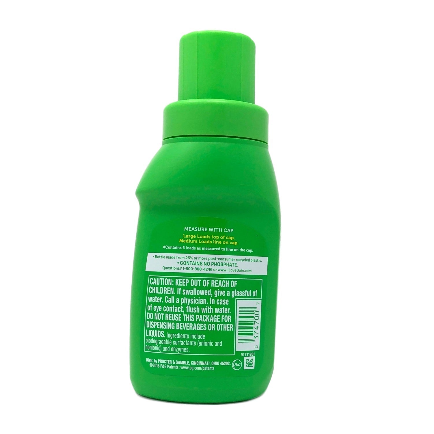 Gain Liquid Laundry Detergent, 6-Load 12/10oz