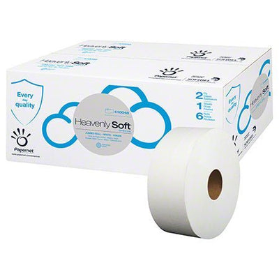 Jumbo Roll Toilet Tissue 12" 2ply 6/1400 ft