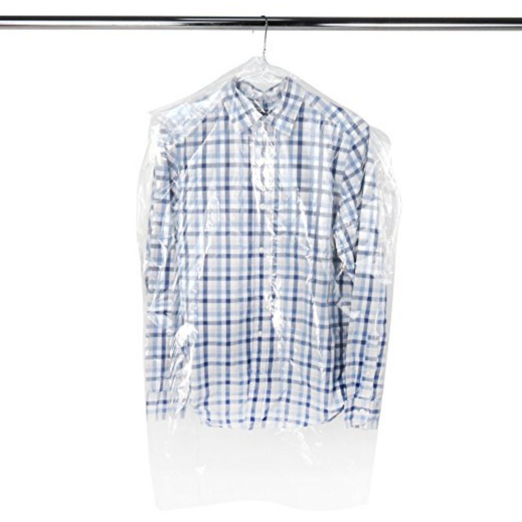 Norton Supply Dry Cleaning Poly Bags - 40", 100 Gauge