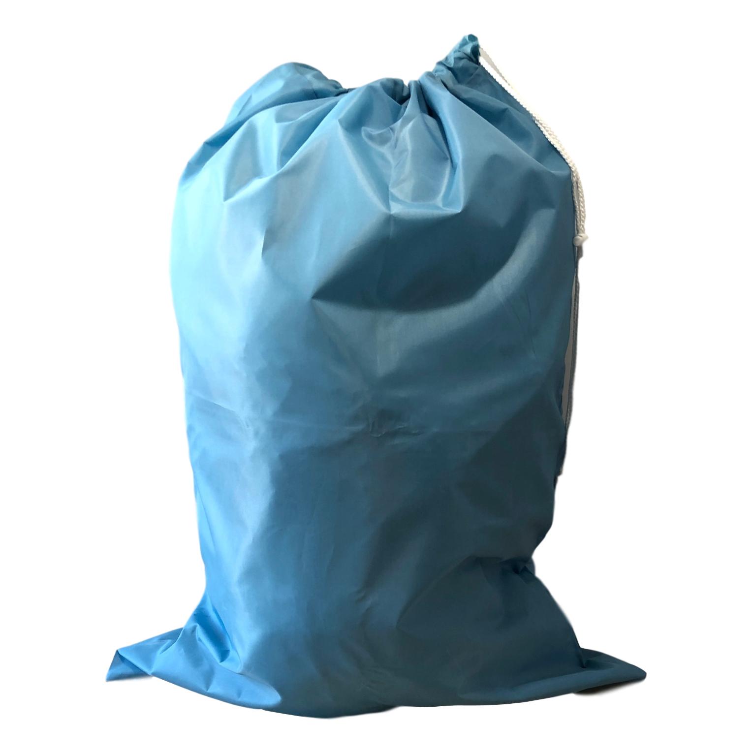 Nylon Laundry Bags - Light Blue - 10 Pack