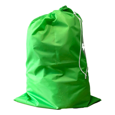Nylon Laundry Bags - Lime Green - 10 Pack