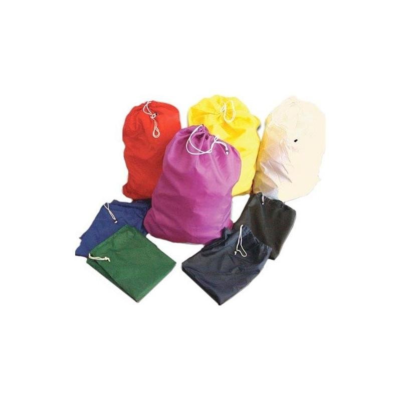 Nylon Laundry Bags - Pack Of 10 Assorted Colors