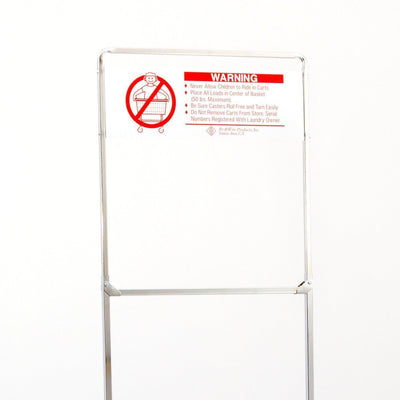 One Piece Rack Extender with Sign for 58 Rack