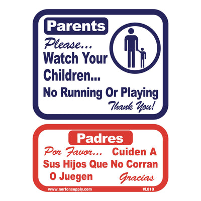 Sign - Watch Your Children / Cuiden A Sus Hijos