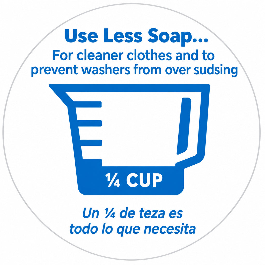 Soap Series Decals White 1/4 Cup - Pack of 25