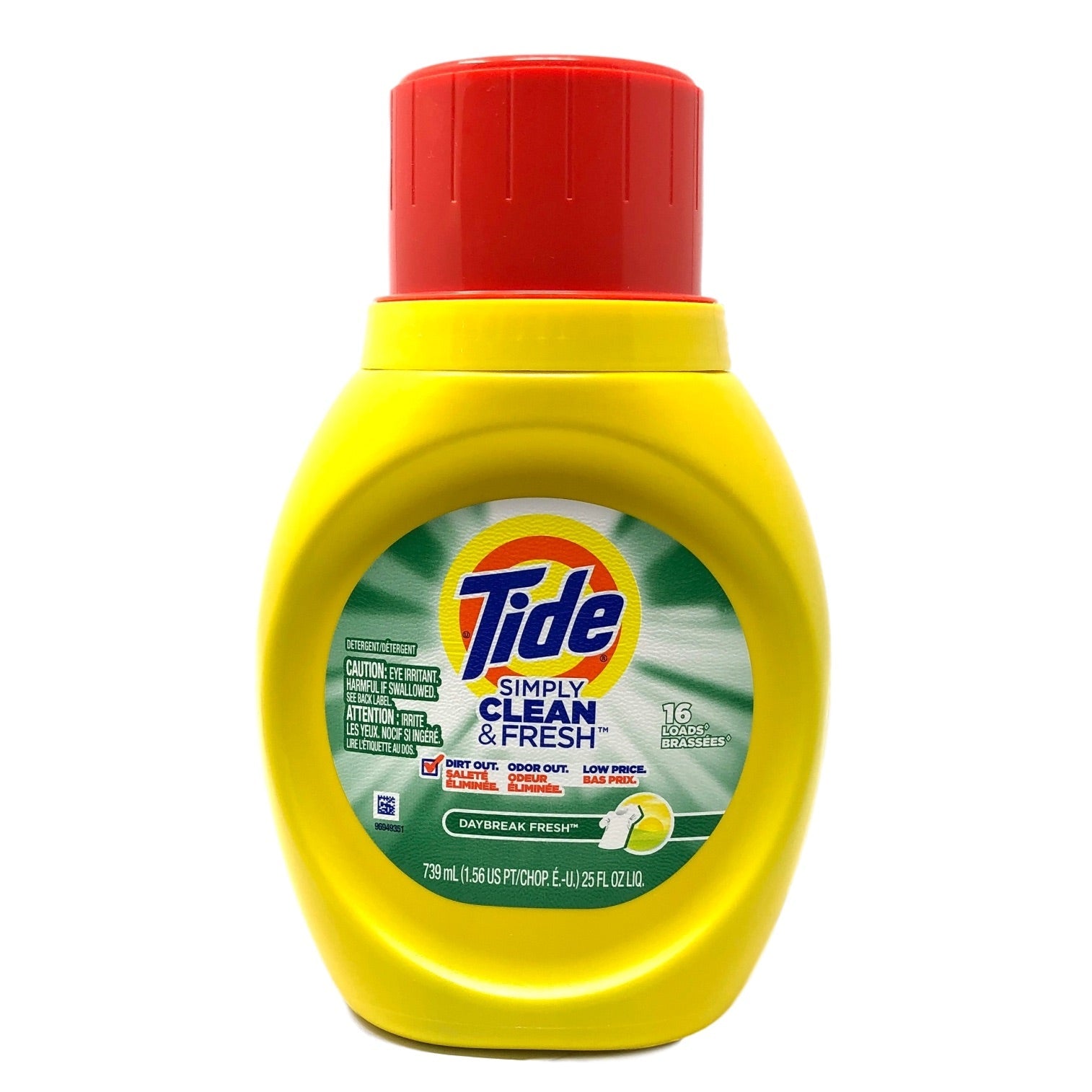 Tide Simply Clean and Fresh Liquid Laundry Detergent 25oz.