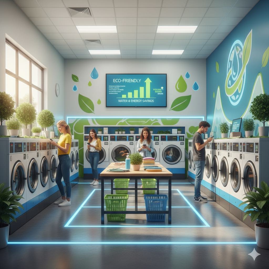 From High Water Use to High Efficiency: The Eco Evolution of Coin-Op Laundries