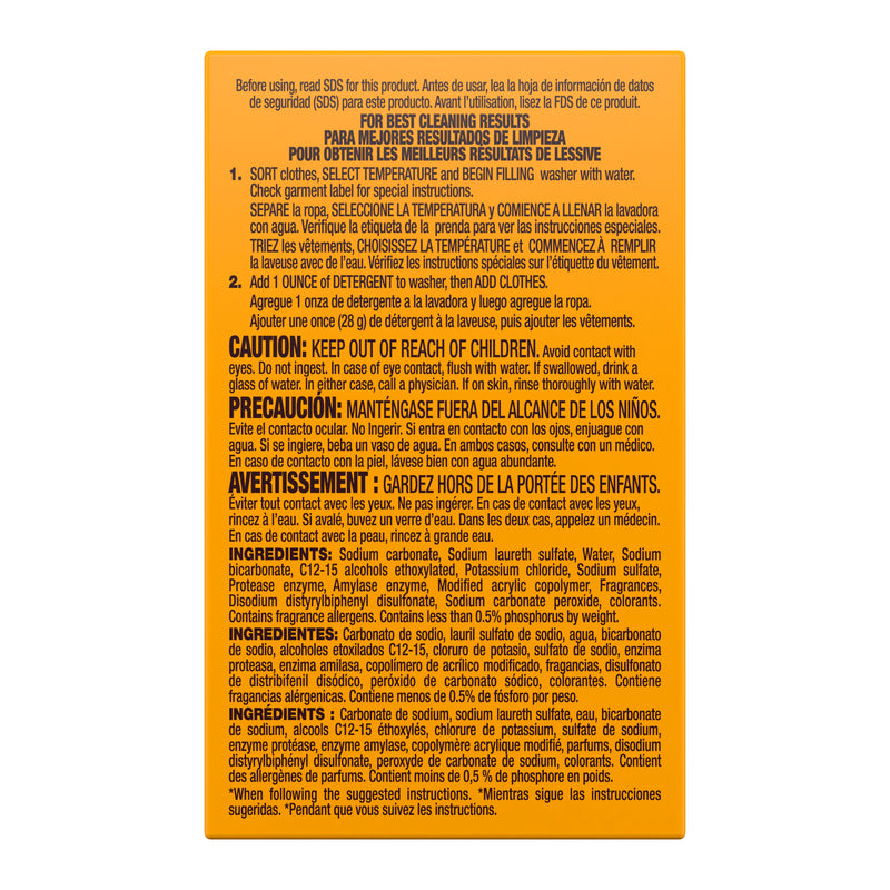 ARM & HAMMER Powder Laundry Detergent Plus OxiClean 2 Load - Coin Vend