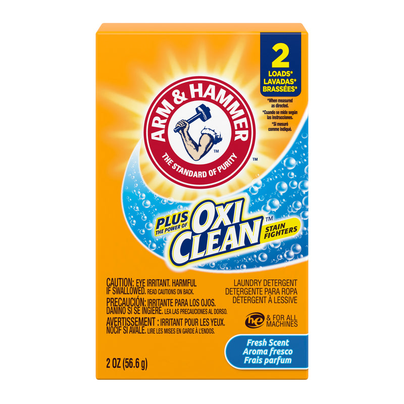 ARM & HAMMER Powder Laundry Detergent Plus OxiClean 2 Load - Coin Vend