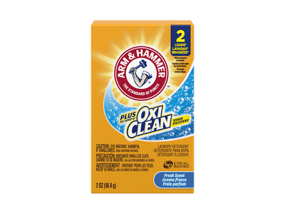 ARM & HAMMER Powder Laundry Detergent Plus OxiClean 2 Load - Coin Vend