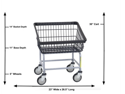 DURA-SEVEN™ FRONT LOAD WIRE LAUNDRY CART