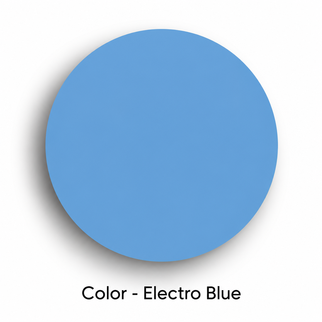 Electro blue solid color swatch for fiberglass tops
