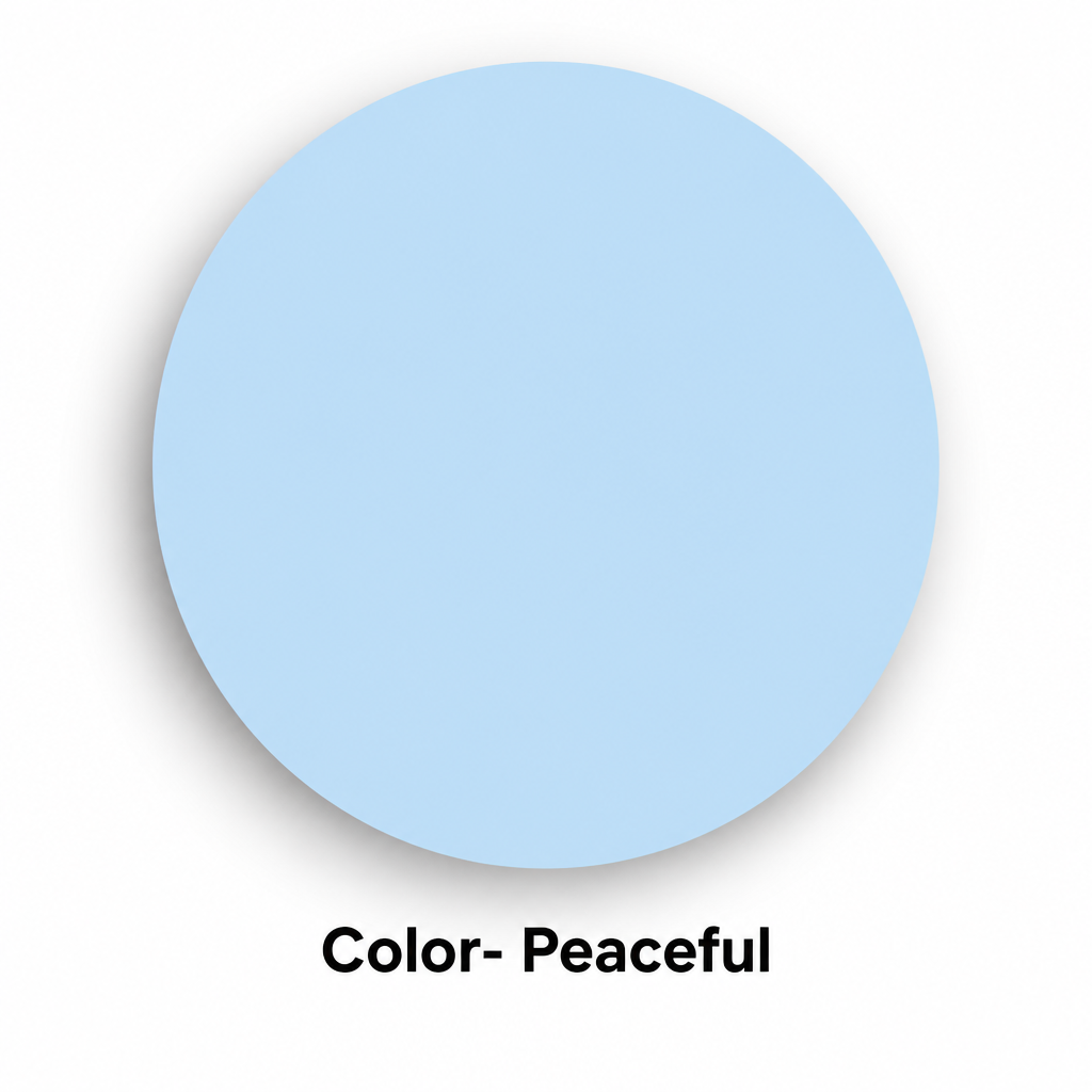 Peaceful light blue solid color swatch for fiberglass tops