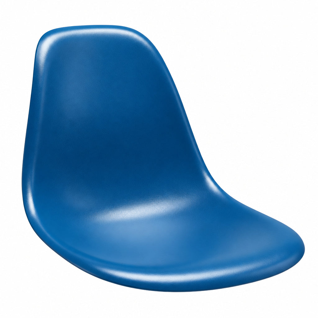Regal blue molded fiberglass replacement seat shell