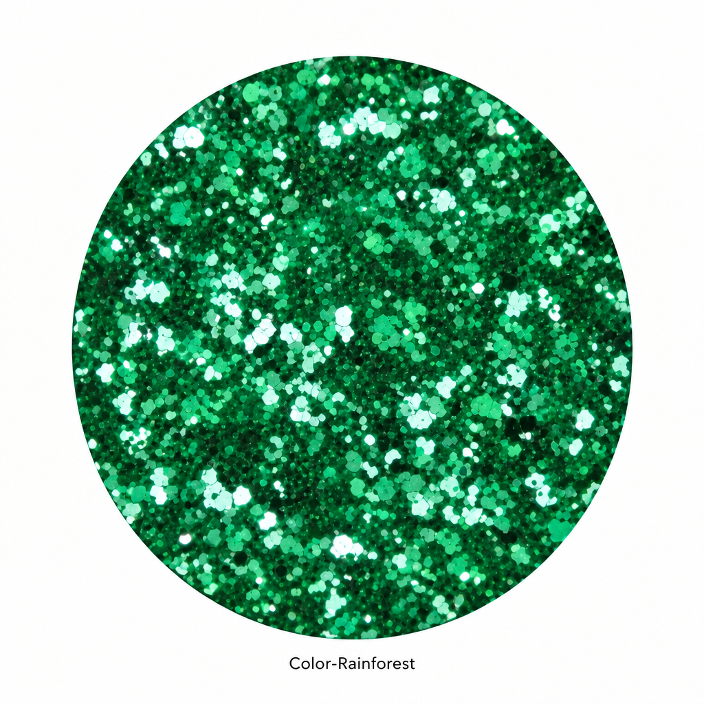 Rainforest speckled color swatch for fiberglass tops
