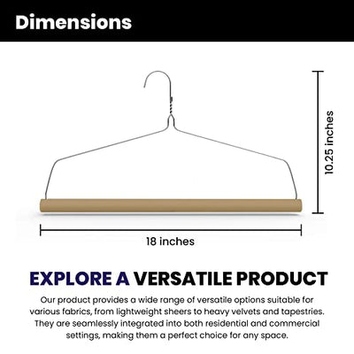 Drapery Hanger and Tube Combo-18"