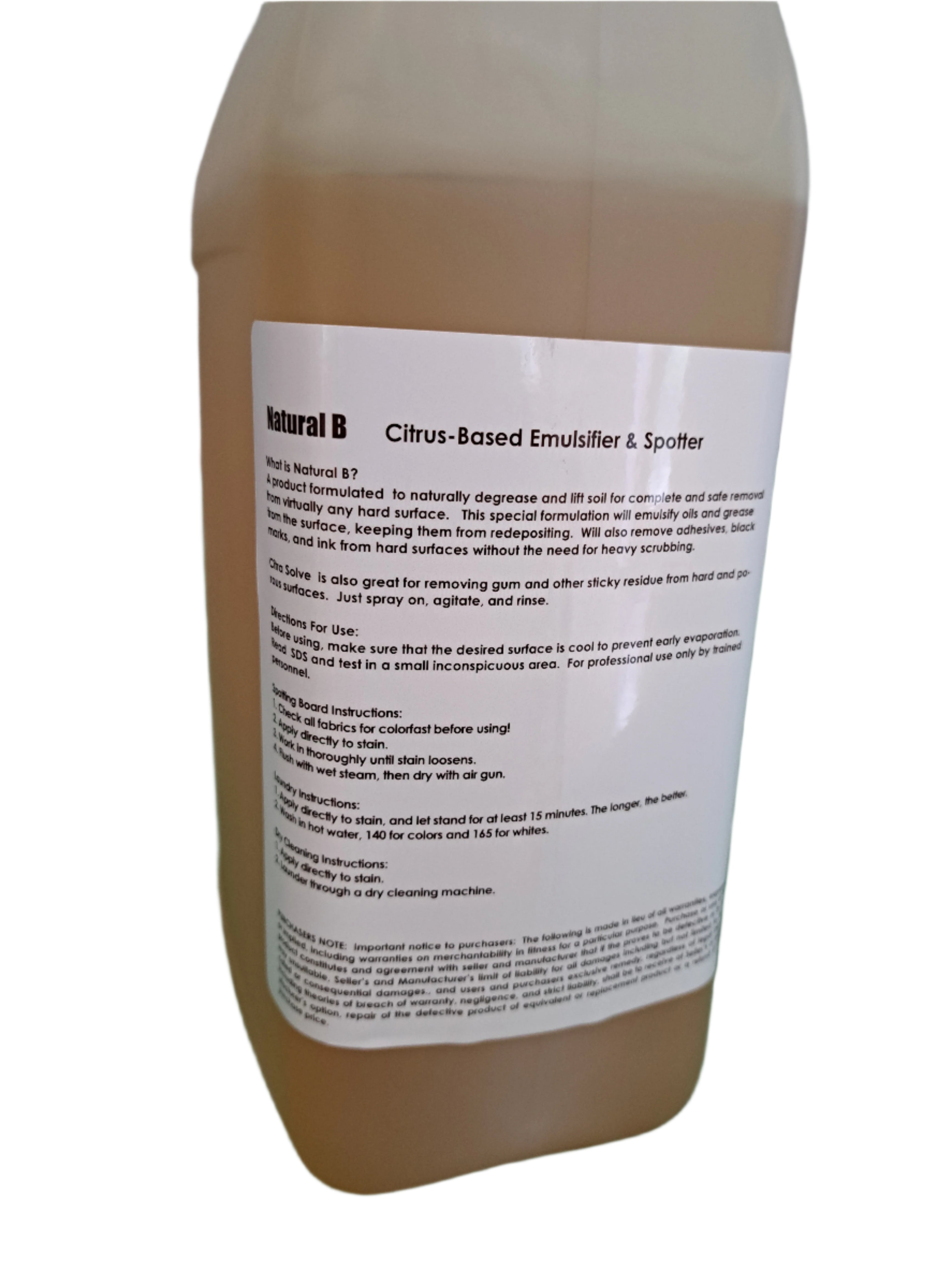 Natural B - Emulsifier, 1Gal.