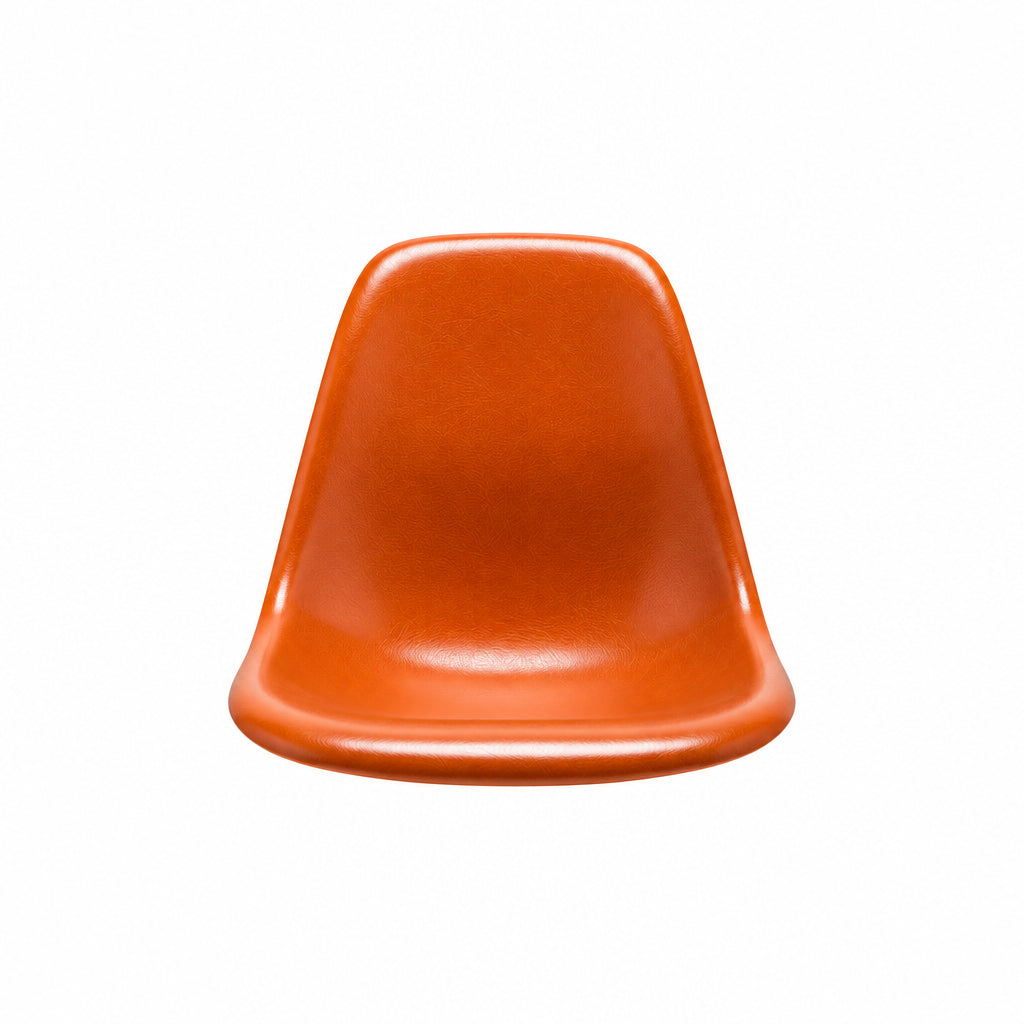 Orange molded fiberglass replacement seat shell