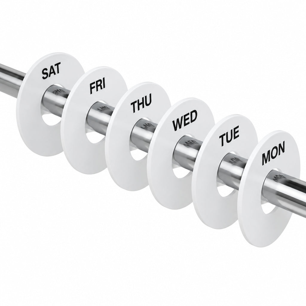 RDR-2 Round Rack Divider - Days of the Week (Mon-Sat)