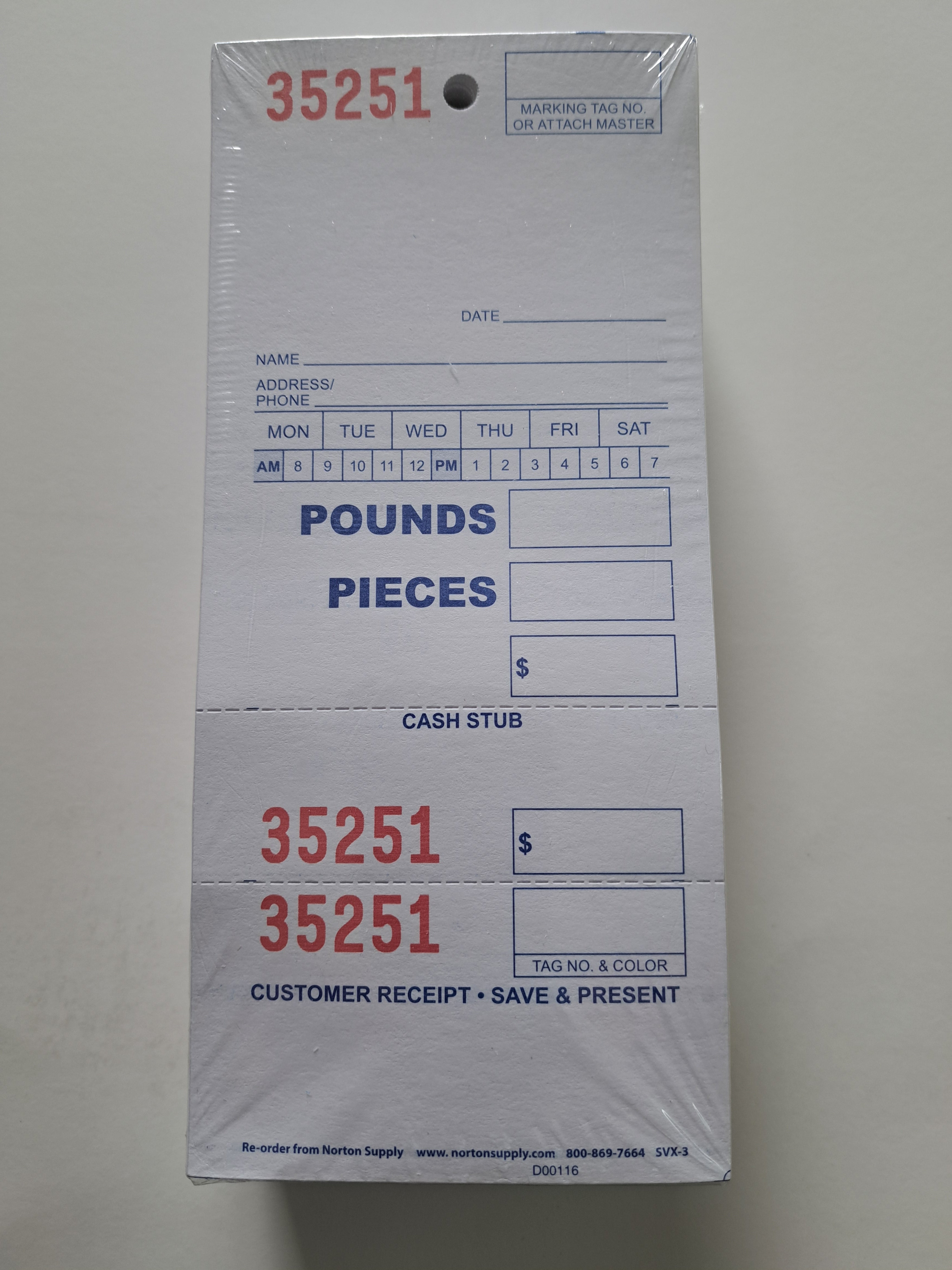 Cardvoices-Pounds-Pieces-250 Per PK (SVX-3)