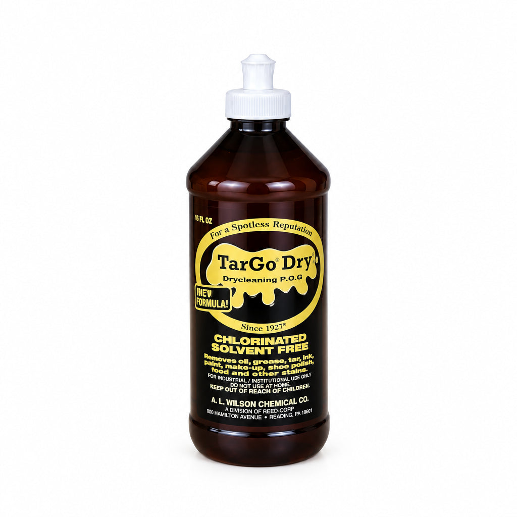 TarGo Dry 16 oz bottle with brown label