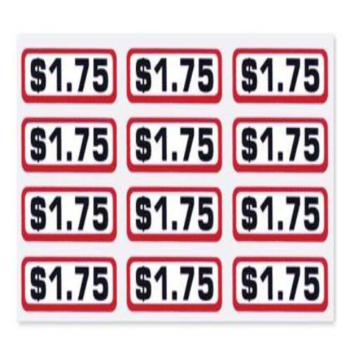 $1.75 Coin Slide Decals