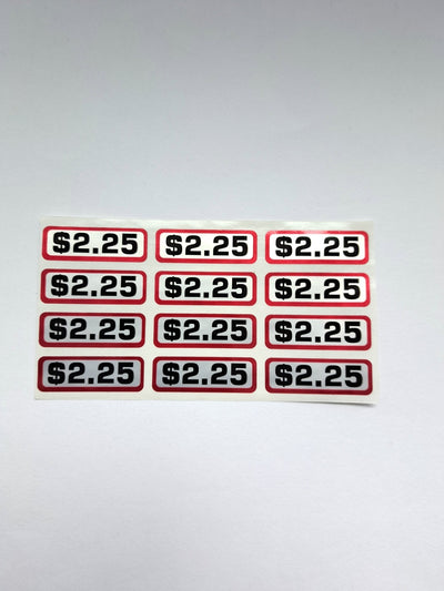 $2.25 Coin Slide Decals