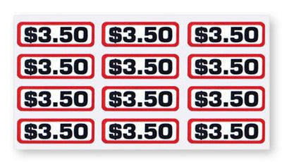 $3.50 Coin Slide Decals - Norton Supply