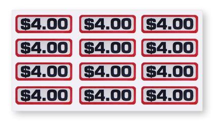 $4.00 Coin Slide Decals - Norton Supply
