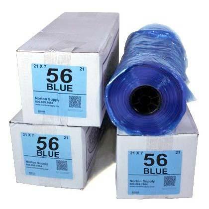 56" Poly Garment Bag, Blue Tint, 21 lb.