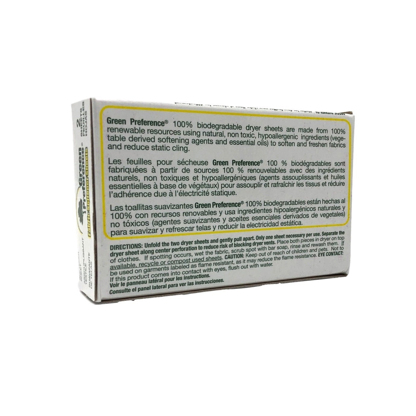 Ares Free & Green Preference Fabric Sheets-Coin Vend