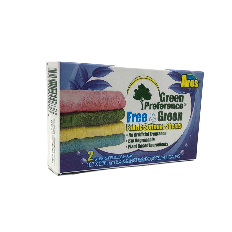 Ares Free & Green Preference Fabric Sheets-Coin Vend