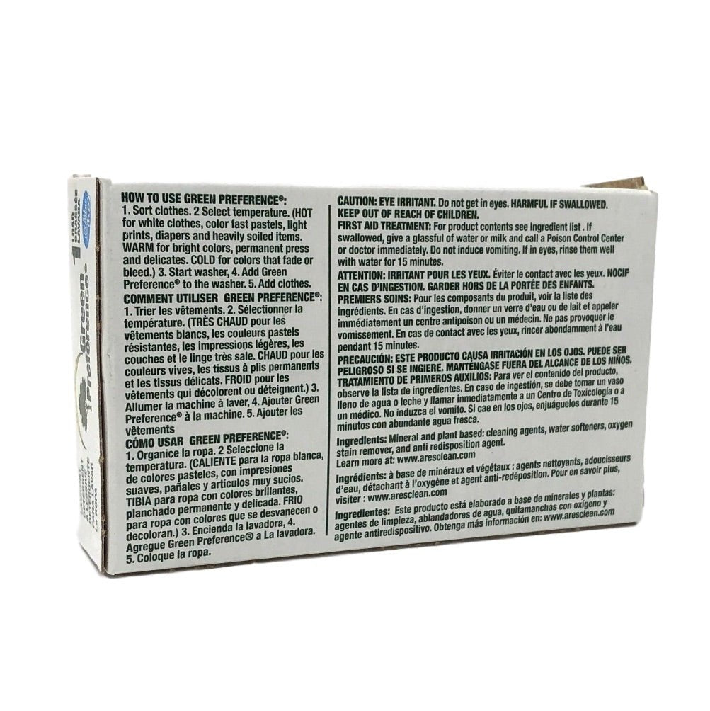 Ares Free & Green Preference Laundry Powder - 1.9 oz - Coin Vend