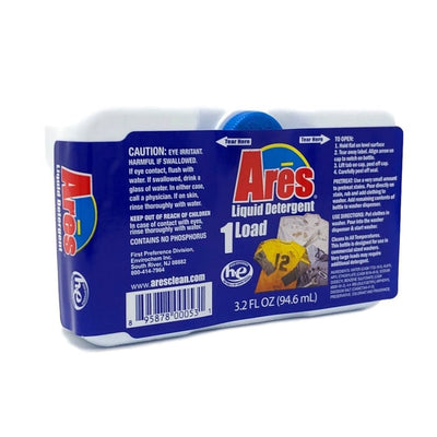 Ares HE Blue Liquid Detergent - 3.2 fl.oz. - Coin Vend
