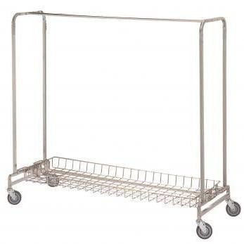 Basket Shelf For 72" Single or Double Garment Racks (721, 722) - Norton Supply