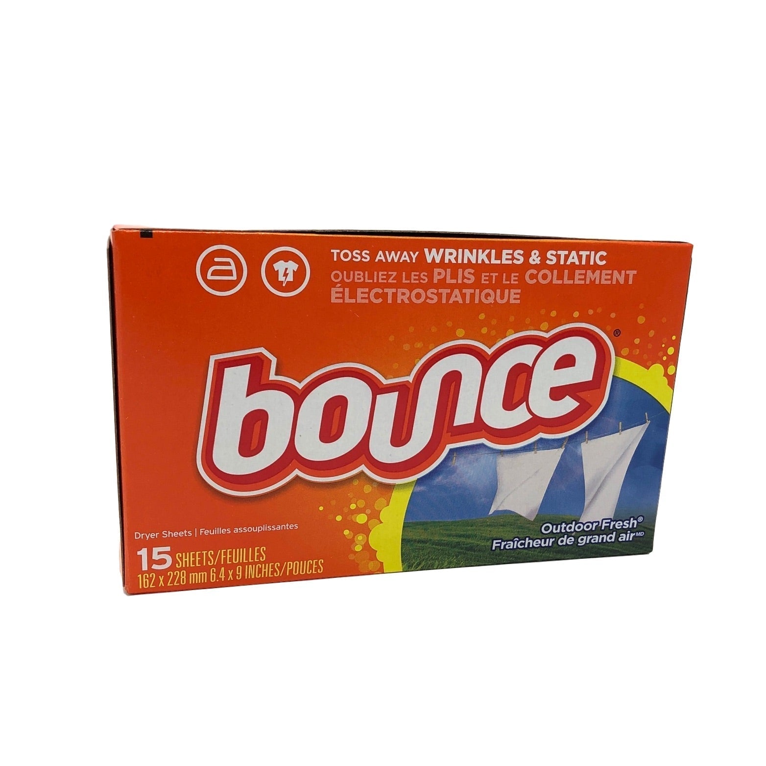 Bounce Dryer Sheets 15/15 Count – Norton Supply