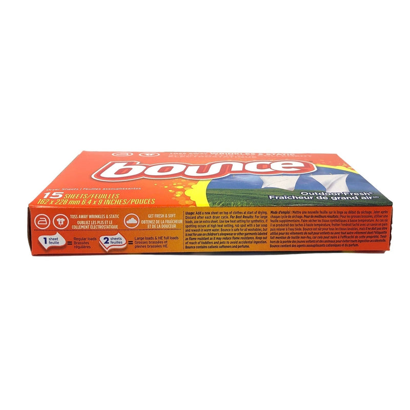 Bounce Dryer Sheets 15/15 Count