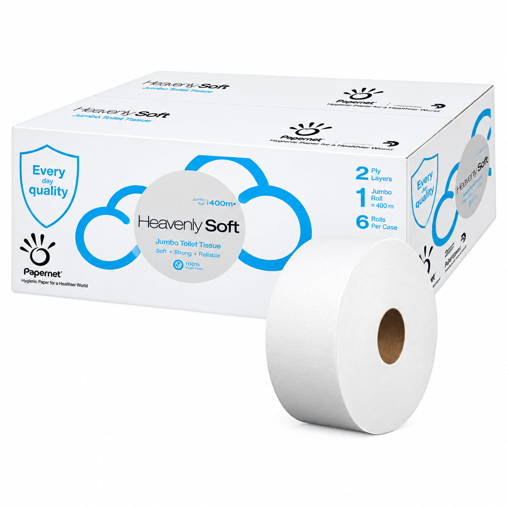 Jumbo Roll Toilet Tissue 12" 2ply 6/1400 ft