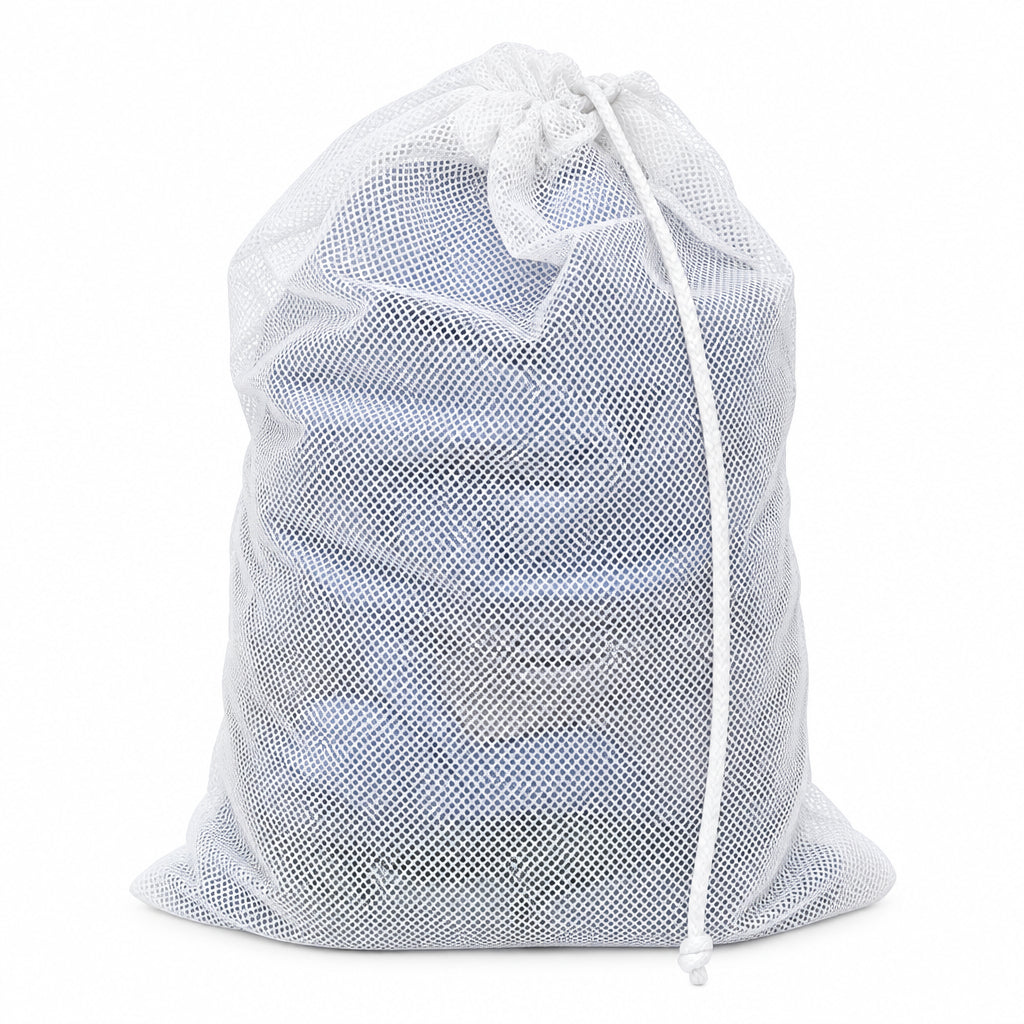 Laundry Net White 30x40 With Draw Cord